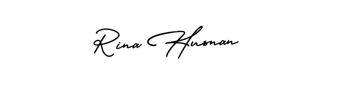 if you are searching for the best signature style for your name Rina Husnan. so please give up your signature search. here we have designed multiple signature styles  using AmerikaSignatureDemo-Regular. Rina Husnan signature style 3 images and pictures png