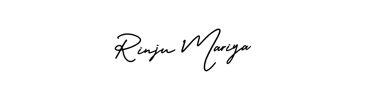 Best and Professional Signature Style for Rinju Mariya. AmerikaSignatureDemo-Regular Best Signature Style Collection. Rinju Mariya signature style 3 images and pictures png