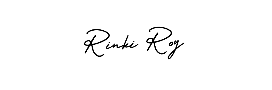 Also You can easily find your signature by using the search form. We will create Rinki Roy name handwritten signature images for you free of cost using AmerikaSignatureDemo-Regular sign style. Rinki Roy signature style 3 images and pictures png