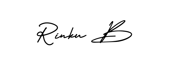 Make a short Rinku B signature style. Manage your documents anywhere anytime using AmerikaSignatureDemo-Regular. Create and add eSignatures, submit forms, share and send files easily. Rinku B signature style 3 images and pictures png