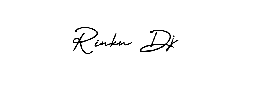 How to Draw Rinku Dj  signature style? AmerikaSignatureDemo-Regular is a latest design signature styles for name Rinku Dj . Rinku Dj  signature style 3 images and pictures png