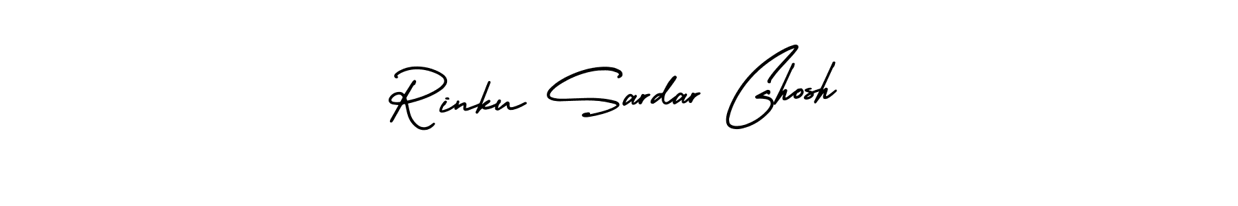 How to make Rinku Sardar Ghosh name signature. Use AmerikaSignatureDemo-Regular style for creating short signs online. This is the latest handwritten sign. Rinku Sardar Ghosh signature style 3 images and pictures png