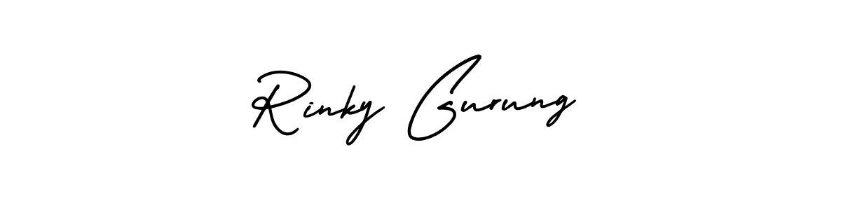 Make a beautiful signature design for name Rinky Gurung. Use this online signature maker to create a handwritten signature for free. Rinky Gurung signature style 3 images and pictures png