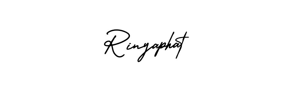 Design your own signature with our free online signature maker. With this signature software, you can create a handwritten (AmerikaSignatureDemo-Regular) signature for name Rinyaphat . Rinyaphat  signature style 3 images and pictures png