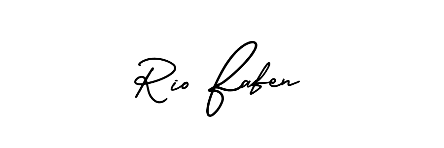 Create a beautiful signature design for name Rio Fafen. With this signature (AmerikaSignatureDemo-Regular) fonts, you can make a handwritten signature for free. Rio Fafen signature style 3 images and pictures png