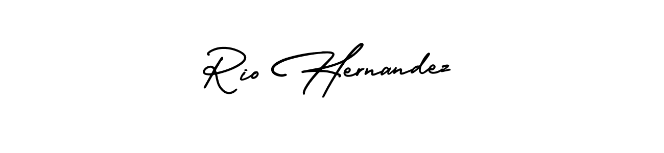 This is the best signature style for the Rio Hernandez name. Also you like these signature font (AmerikaSignatureDemo-Regular). Mix name signature. Rio Hernandez signature style 3 images and pictures png