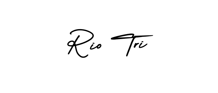 Rio Tri stylish signature style. Best Handwritten Sign (AmerikaSignatureDemo-Regular) for my name. Handwritten Signature Collection Ideas for my name Rio Tri. Rio Tri signature style 3 images and pictures png