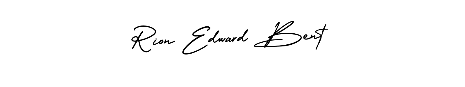 Design your own signature with our free online signature maker. With this signature software, you can create a handwritten (AmerikaSignatureDemo-Regular) signature for name Rion Edward Bent. Rion Edward Bent signature style 3 images and pictures png