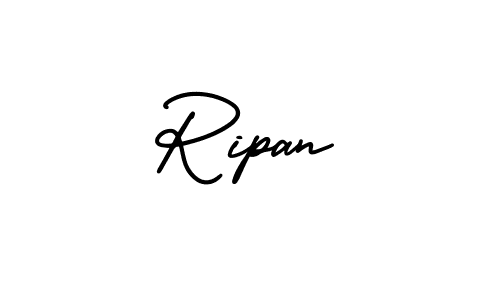 AmerikaSignatureDemo-Regular is a professional signature style that is perfect for those who want to add a touch of class to their signature. It is also a great choice for those who want to make their signature more unique. Get Ripan name to fancy signature for free. Ripan signature style 3 images and pictures png