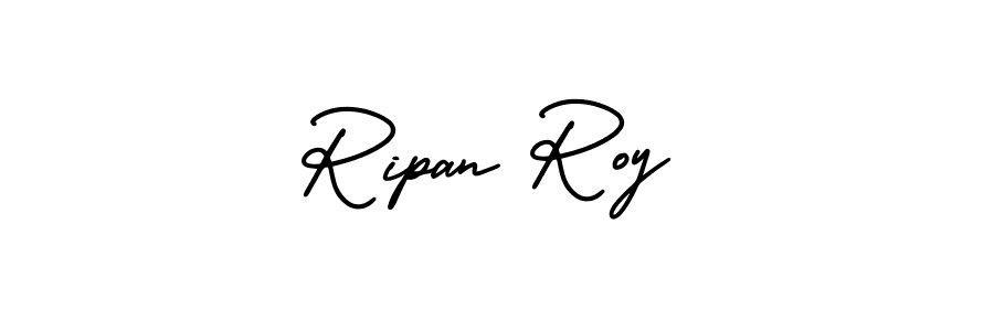 Make a short Ripan Roy signature style. Manage your documents anywhere anytime using AmerikaSignatureDemo-Regular. Create and add eSignatures, submit forms, share and send files easily. Ripan Roy signature style 3 images and pictures png