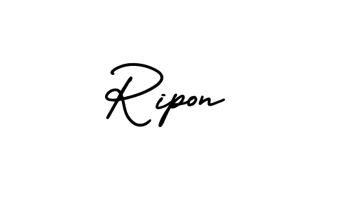 Best and Professional Signature Style for Ripon. AmerikaSignatureDemo-Regular Best Signature Style Collection. Ripon signature style 3 images and pictures png