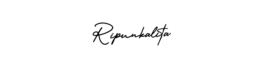 This is the best signature style for the Ripunkalita name. Also you like these signature font (AmerikaSignatureDemo-Regular). Mix name signature. Ripunkalita signature style 3 images and pictures png