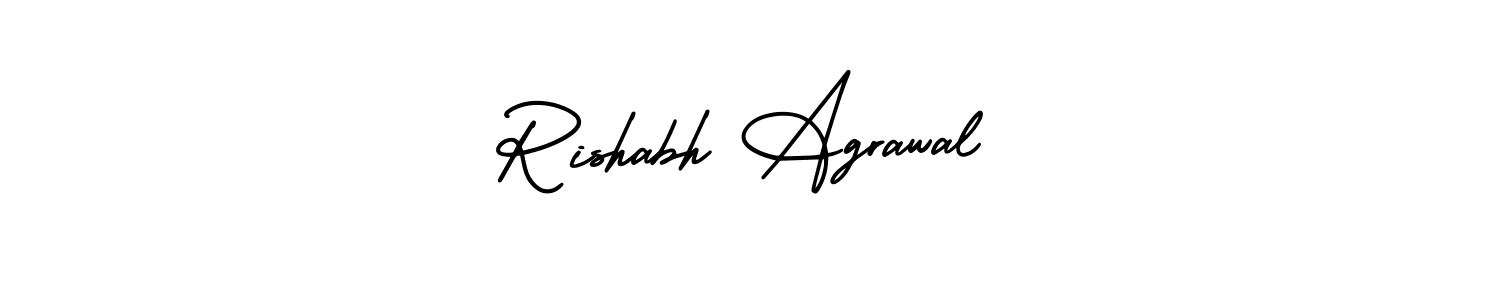 Also You can easily find your signature by using the search form. We will create Rishabh Agrawal name handwritten signature images for you free of cost using AmerikaSignatureDemo-Regular sign style. Rishabh Agrawal signature style 3 images and pictures png