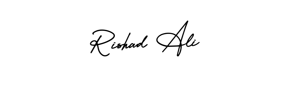 You can use this online signature creator to create a handwritten signature for the name Rishad Ali. This is the best online autograph maker. Rishad Ali signature style 3 images and pictures png