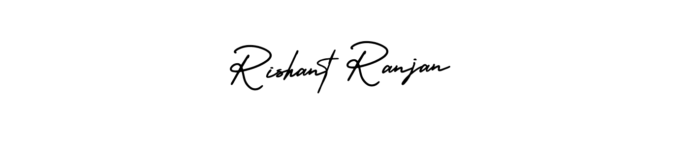 Best and Professional Signature Style for Rishant Ranjan. AmerikaSignatureDemo-Regular Best Signature Style Collection. Rishant Ranjan signature style 3 images and pictures png