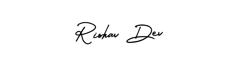 Best and Professional Signature Style for Rishav Dev. AmerikaSignatureDemo-Regular Best Signature Style Collection. Rishav Dev signature style 3 images and pictures png