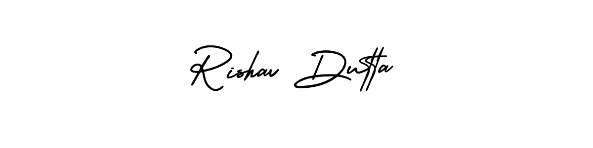 Also You can easily find your signature by using the search form. We will create Rishav Dutta name handwritten signature images for you free of cost using AmerikaSignatureDemo-Regular sign style. Rishav Dutta signature style 3 images and pictures png