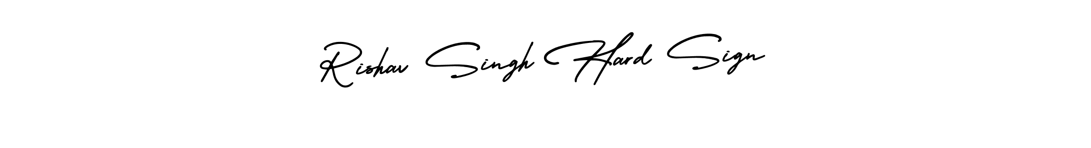 It looks lik you need a new signature style for name Rishav Singh Hard Sign. Design unique handwritten (AmerikaSignatureDemo-Regular) signature with our free signature maker in just a few clicks. Rishav Singh Hard Sign signature style 3 images and pictures png