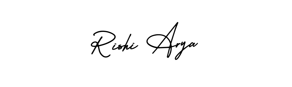 Also we have Rishi Arya name is the best signature style. Create professional handwritten signature collection using AmerikaSignatureDemo-Regular autograph style. Rishi Arya signature style 3 images and pictures png
