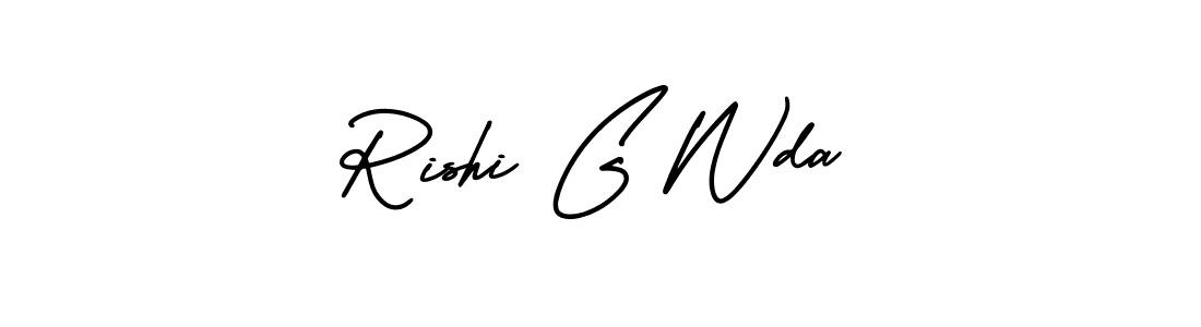 Make a beautiful signature design for name Rishi G Wda. Use this online signature maker to create a handwritten signature for free. Rishi G Wda signature style 3 images and pictures png