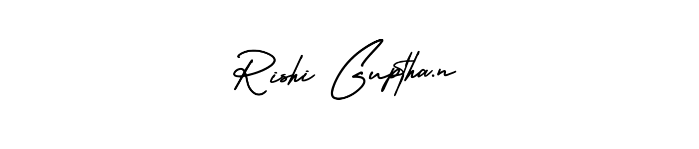 Make a short Rishi Guptha.n signature style. Manage your documents anywhere anytime using AmerikaSignatureDemo-Regular. Create and add eSignatures, submit forms, share and send files easily. Rishi Guptha.n signature style 3 images and pictures png