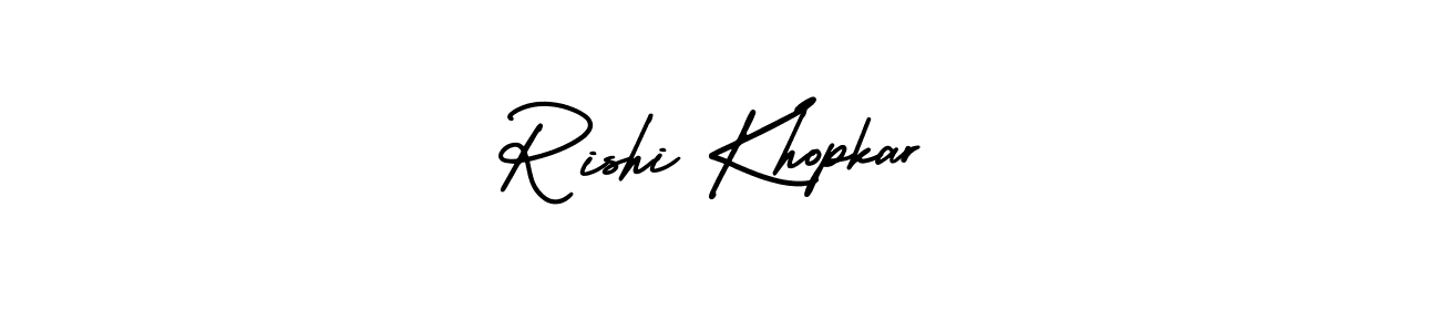 Create a beautiful signature design for name Rishi Khopkar. With this signature (AmerikaSignatureDemo-Regular) fonts, you can make a handwritten signature for free. Rishi Khopkar signature style 3 images and pictures png