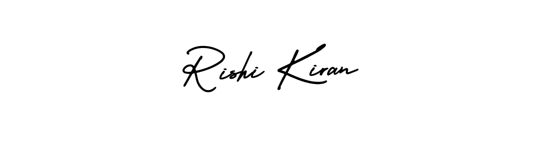 Rishi Kiran stylish signature style. Best Handwritten Sign (AmerikaSignatureDemo-Regular) for my name. Handwritten Signature Collection Ideas for my name Rishi Kiran. Rishi Kiran signature style 3 images and pictures png