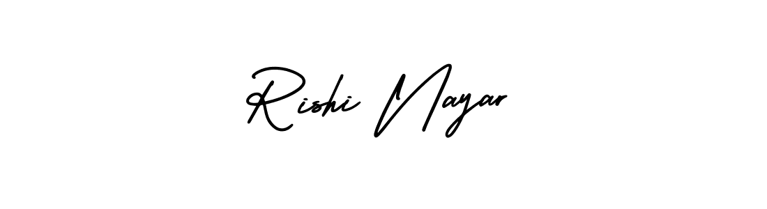 Create a beautiful signature design for name Rishi Nayar. With this signature (AmerikaSignatureDemo-Regular) fonts, you can make a handwritten signature for free. Rishi Nayar signature style 3 images and pictures png