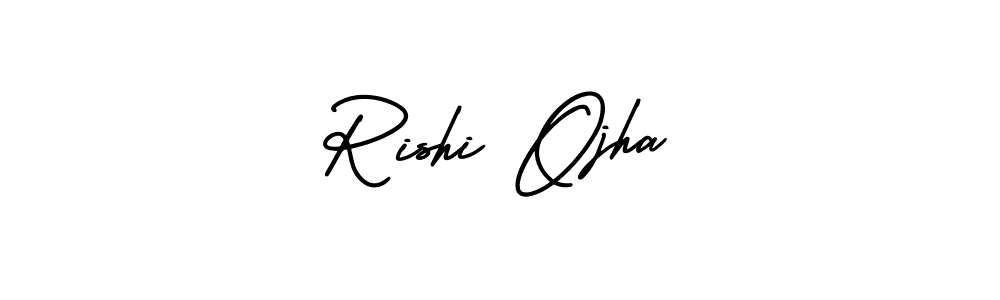 It looks lik you need a new signature style for name Rishi Ojha. Design unique handwritten (AmerikaSignatureDemo-Regular) signature with our free signature maker in just a few clicks. Rishi Ojha signature style 3 images and pictures png