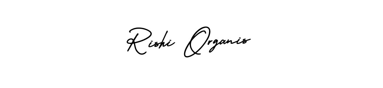 How to make Rishi Organis name signature. Use AmerikaSignatureDemo-Regular style for creating short signs online. This is the latest handwritten sign. Rishi Organis signature style 3 images and pictures png