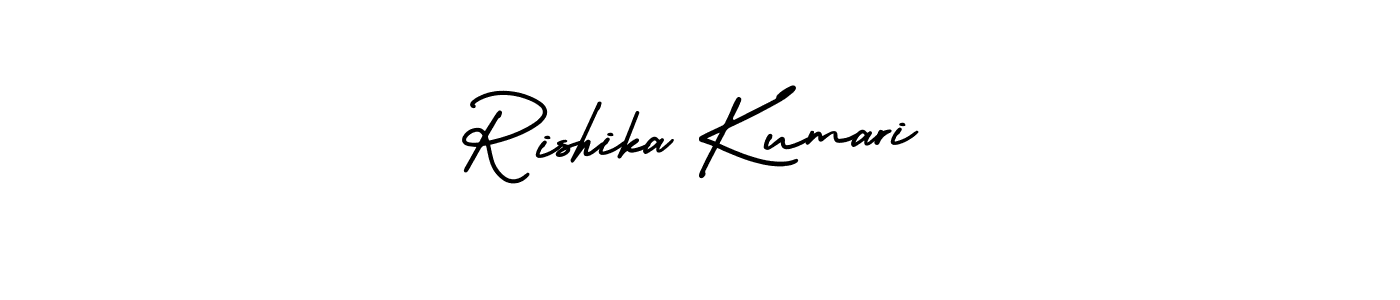 Best and Professional Signature Style for Rishika Kumari. AmerikaSignatureDemo-Regular Best Signature Style Collection. Rishika Kumari signature style 3 images and pictures png