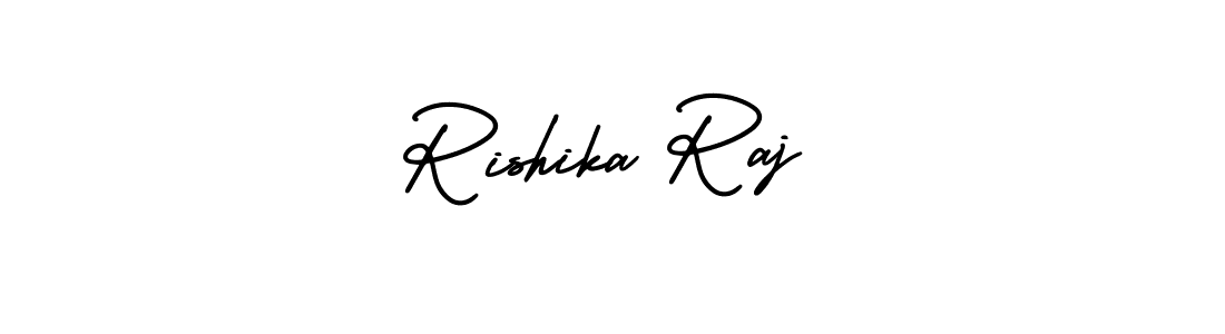 AmerikaSignatureDemo-Regular is a professional signature style that is perfect for those who want to add a touch of class to their signature. It is also a great choice for those who want to make their signature more unique. Get Rishika Raj name to fancy signature for free. Rishika Raj signature style 3 images and pictures png