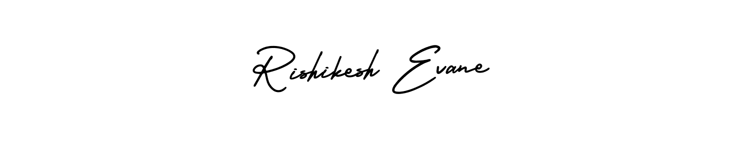 This is the best signature style for the Rishikesh Evane name. Also you like these signature font (AmerikaSignatureDemo-Regular). Mix name signature. Rishikesh Evane signature style 3 images and pictures png