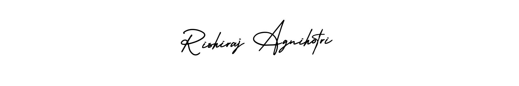 Make a beautiful signature design for name Rishiraj Agnihotri. Use this online signature maker to create a handwritten signature for free. Rishiraj Agnihotri signature style 3 images and pictures png