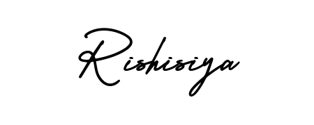 Enhance your business communications with Rishisiya signature in AmerikaSignatureDemo-Regular lettering. Clean, modern, and universally compatible. Rishisiya signature style 3 images and pictures png