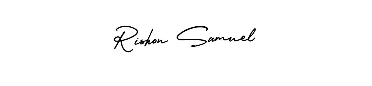 Once you've used our free online signature maker to create your best signature AmerikaSignatureDemo-Regular style, it's time to enjoy all of the benefits that Rishon Samuel name signing documents. Rishon Samuel signature style 3 images and pictures png