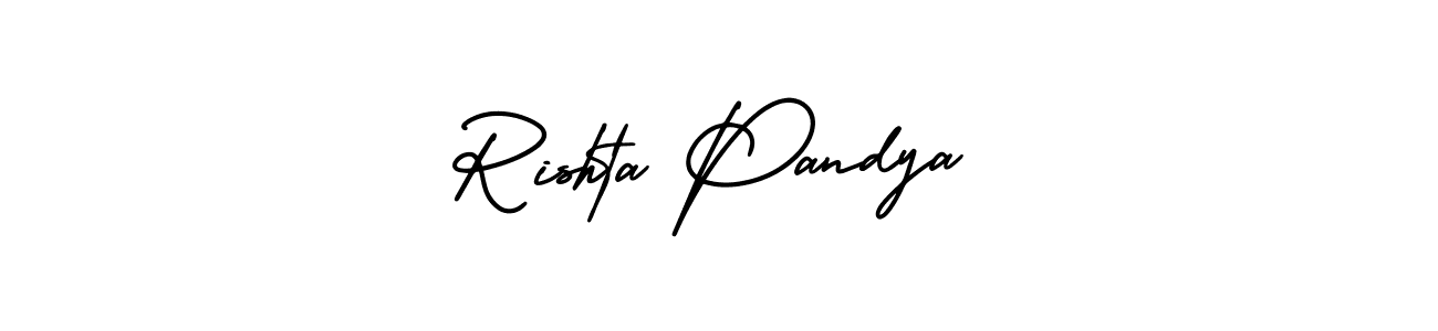 Check out images of Autograph of Rishta Pandya name. Actor Rishta Pandya Signature Style. AmerikaSignatureDemo-Regular is a professional sign style online. Rishta Pandya signature style 3 images and pictures png