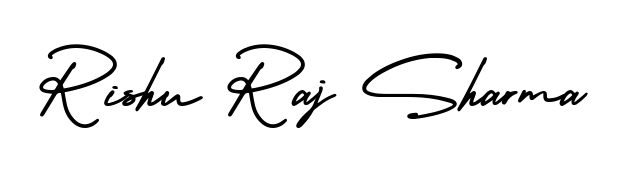 Practice writing Rishu Raj Sharma with the flow of AmerikaSignatureDemo-Regular lettering. A fantastic source of inspiration for developing your personal signature style. Rishu Raj Sharma signature style 3 images and pictures png