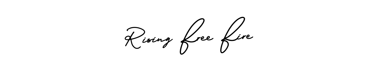 Also You can easily find your signature by using the search form. We will create Rising Free Fire name handwritten signature images for you free of cost using AmerikaSignatureDemo-Regular sign style. Rising Free Fire signature style 3 images and pictures png