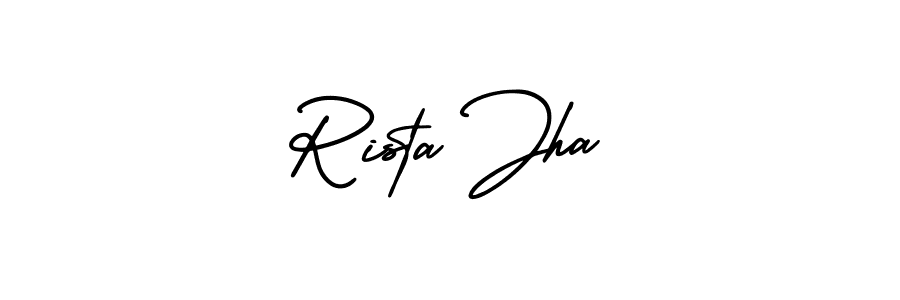 Here are the top 10 professional signature styles for the name Rista Jha. These are the best autograph styles you can use for your name. Rista Jha signature style 3 images and pictures png
