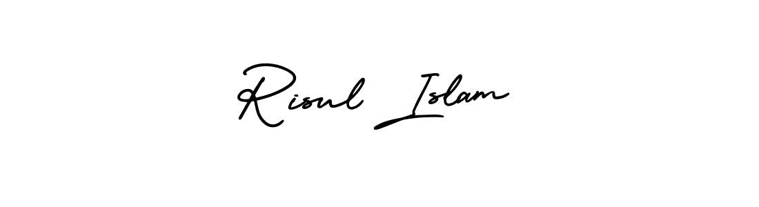How to Draw Risul Islam signature style? AmerikaSignatureDemo-Regular is a latest design signature styles for name Risul Islam. Risul Islam signature style 3 images and pictures png