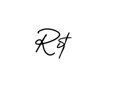 Best and Professional Signature Style for Rit . AmerikaSignatureDemo-Regular Best Signature Style Collection. Rit  signature style 3 images and pictures png