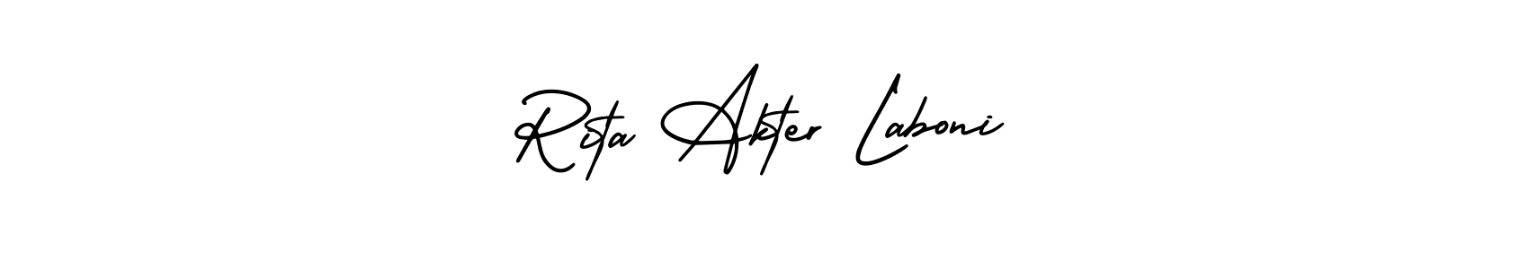 Also we have Rita Akter Laboni name is the best signature style. Create professional handwritten signature collection using AmerikaSignatureDemo-Regular autograph style. Rita Akter Laboni signature style 3 images and pictures png