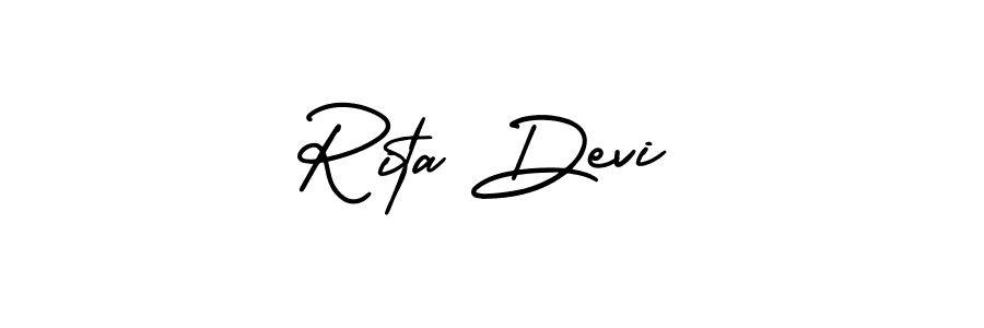 Check out images of Autograph of Rita Devi name. Actor Rita Devi Signature Style. AmerikaSignatureDemo-Regular is a professional sign style online. Rita Devi signature style 3 images and pictures png