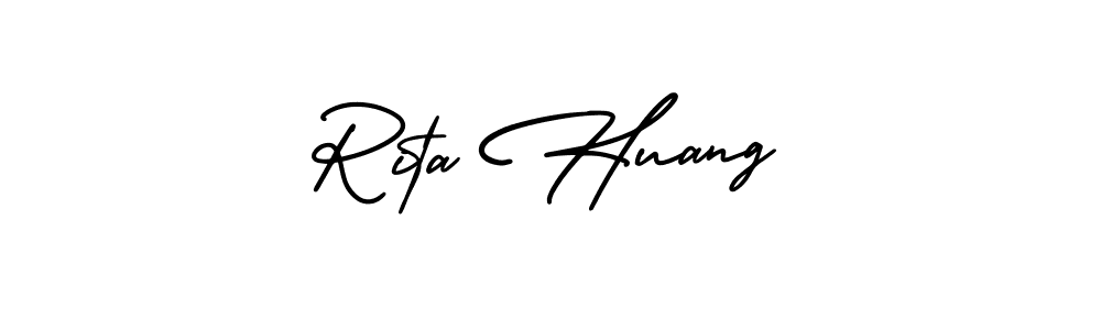 AmerikaSignatureDemo-Regular is a professional signature style that is perfect for those who want to add a touch of class to their signature. It is also a great choice for those who want to make their signature more unique. Get Rita Huang name to fancy signature for free. Rita Huang signature style 3 images and pictures png