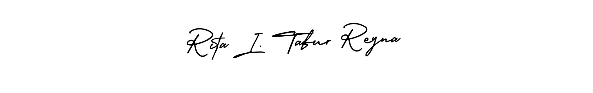 Make a beautiful signature design for name Rita I. Tafur Reyna. Use this online signature maker to create a handwritten signature for free. Rita I. Tafur Reyna signature style 3 images and pictures png