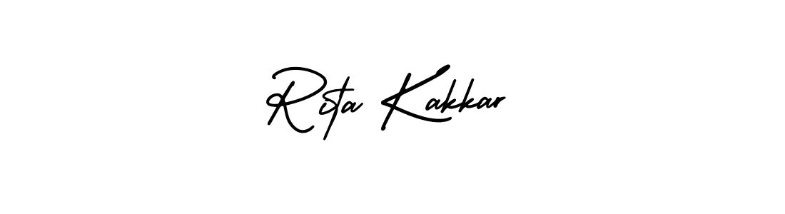 Make a beautiful signature design for name Rita Kakkar. Use this online signature maker to create a handwritten signature for free. Rita Kakkar signature style 3 images and pictures png