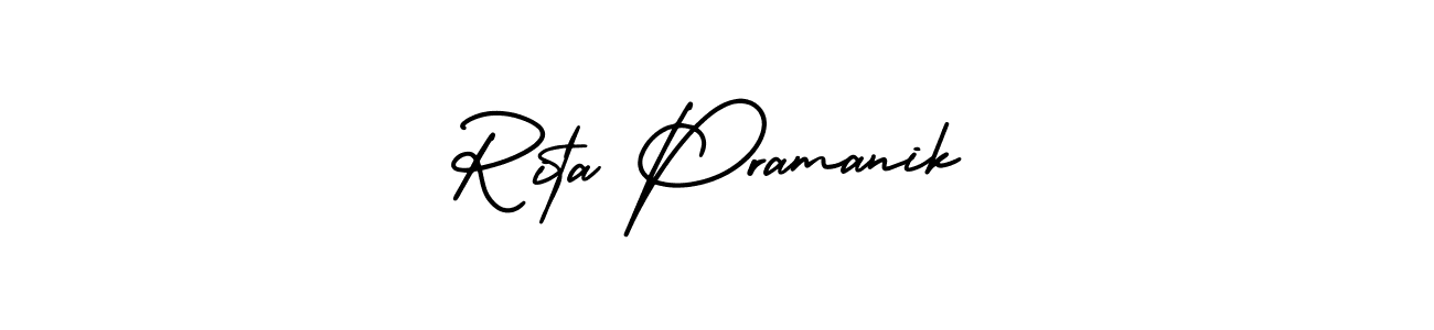 if you are searching for the best signature style for your name Rita Pramanik. so please give up your signature search. here we have designed multiple signature styles  using AmerikaSignatureDemo-Regular. Rita Pramanik signature style 3 images and pictures png
