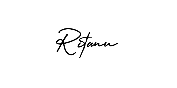 Also we have Ritanu name is the best signature style. Create professional handwritten signature collection using AmerikaSignatureDemo-Regular autograph style. Ritanu signature style 3 images and pictures png