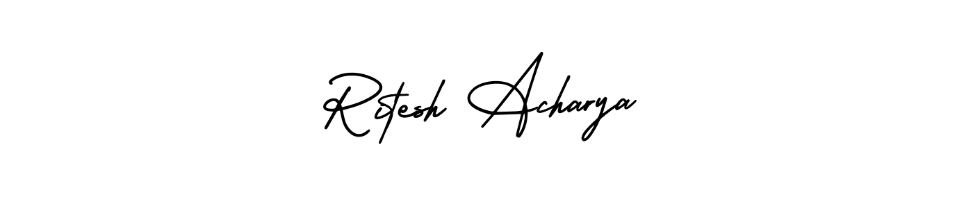 Check out images of Autograph of Ritesh Acharya name. Actor Ritesh Acharya Signature Style. AmerikaSignatureDemo-Regular is a professional sign style online. Ritesh Acharya signature style 3 images and pictures png